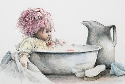 Mary Lou Takes a Bath