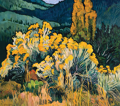 "Chamisa, Velarde Valley"
