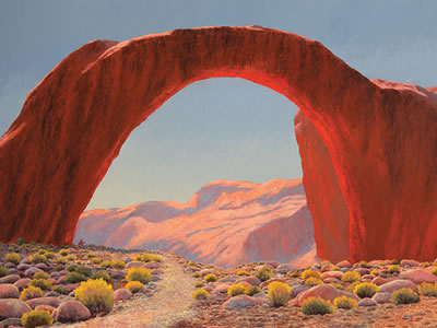 Sample artwork by John William Hilton (1904 - 1983), known for desert landscape painting, illustration - View similar artists and auction records