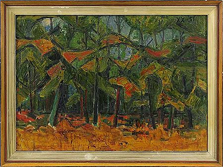Herbstwald by Max Mertz - Auction record, sale price, and art valuation. Compare with similar artists and explore comparable artworks.