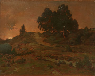 Soleil couchant sur les sables de Saint-Jean-du-Paris