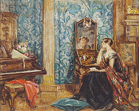 La dame aux miroir