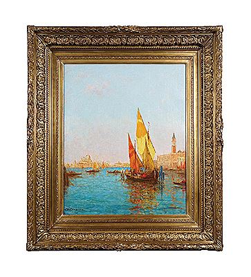 Venetina scene by Charles Eugene Cousin - Auction record, sale price, and art valuation. Compare with similar artists and explore comparable artworks.