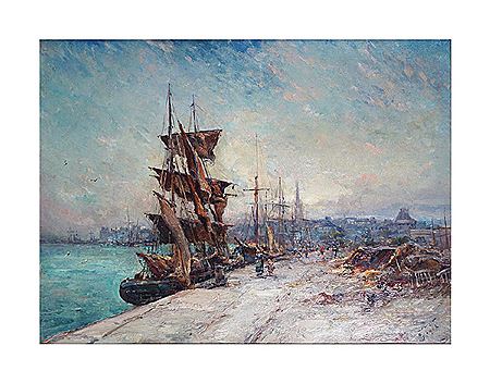 Harbor scene