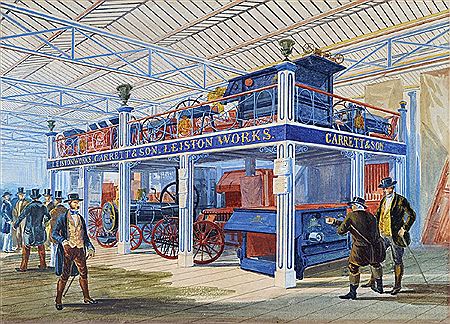 The stand for Garrett & Son, Leiston Works