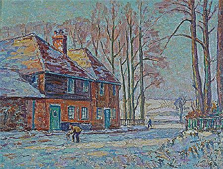 Snow scene by Henry Samuel Merritt - Auction record, sale price, and art valuation. Compare with similar artists and explore comparable artworks.