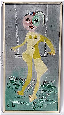 Sample artwork by Charlie Lucas (Born 1951), known for large scale abstract metal sculpture and painting - View similar artists and auction records