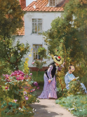 Women in the Garden
