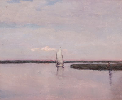 Sailboat at Dusk