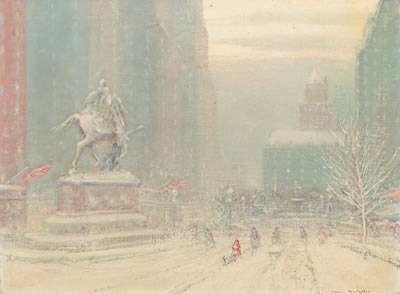Grand Army Plaza and the Plaza Hotel