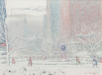 "Gramercy Park, Edwin Borth Studio Looking From the Player's Club"