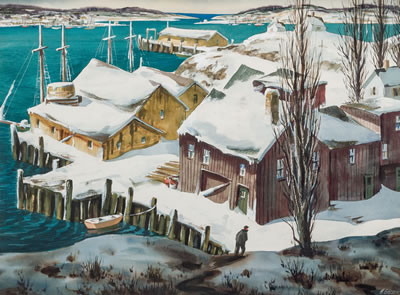 ""Anderson's Wharf," Gloucester Harbor"