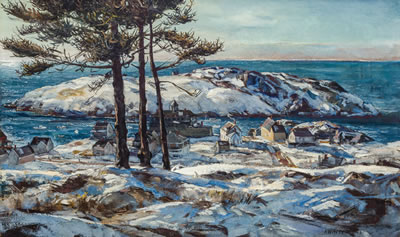 ""Blue Day" (Monhegan Island)"