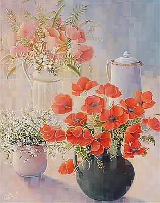 Sample artwork by Trisha Hardwick (1949 - 2022), known for painting - View similar artists and auction records