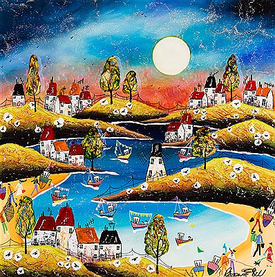 Landscape with Cottages