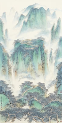 MOUNT HUANG IN THE MIST by Hai Xiong - Auction record, sale price, and art valuation. Compare with similar artists and explore comparable artworks.