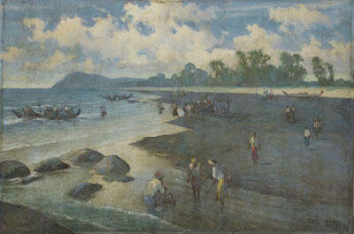 BEACH SCENE