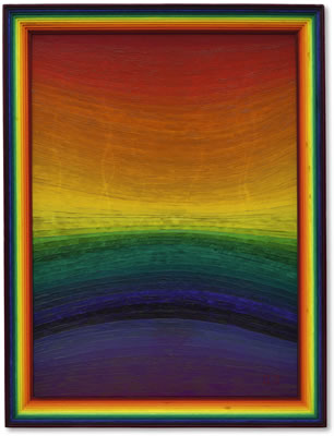 RAINBOW LANDSCAPE B by Ay-O - Auction record, sale price, and art valuation. Compare with similar artists and explore comparable artworks.