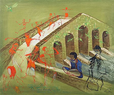 Die Tanzbrücke by Heinz Nowag - Auction record, sale price, and art valuation. Compare with similar artists and explore comparable artworks.