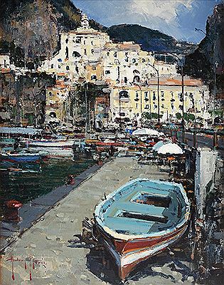 Almalfi by Andrea Patrisi - Auction record, sale price, and art valuation. Compare with similar artists and explore comparable artworks.