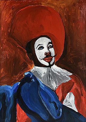 Velasquez Man in White Face