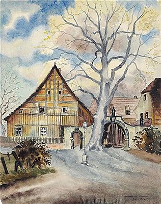 Sample artwork by Hana Hausmann-Kollmann (1897 - 1984), known for painting - View similar artists and auction records