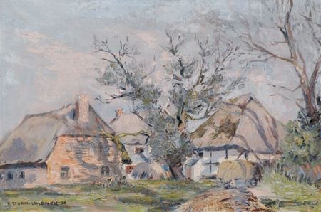 Fischerkaten in Ahrenshoop.