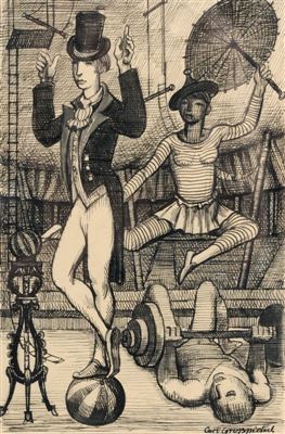 Akrobaten. by Curt Grosspietsch - Auction record, sale price, and art valuation. Compare with similar artists and explore comparable artworks.