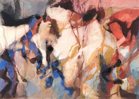 Hanglandschaft. by Gottfried Korner - Auction record, sale price, and art valuation. Compare with similar artists and explore comparable artworks.