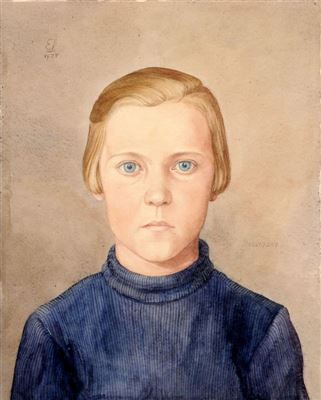 Rosemarie (Tochter des Künstlers).
