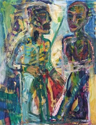 Sample artwork by Ulrike Markert (Born 1964), known for painting - View similar artists and auction records