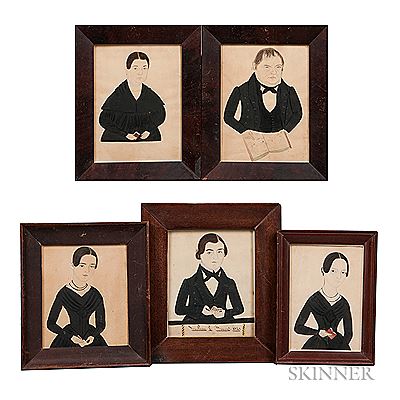 Five Bowen Family Portraits, Thompson, Connecticut (5)