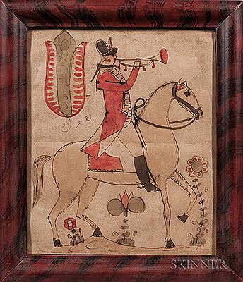 Sample artwork by Johann Krebs (fl. 1784-1812), known for fraktur-document decoration - View similar artists and auction records