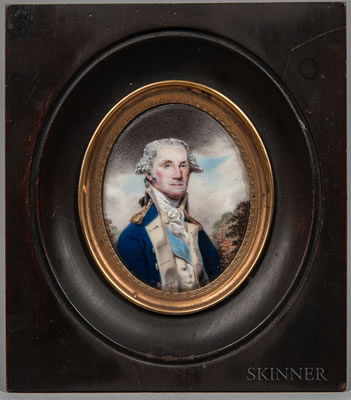 Portrait Miniature of General George Washington