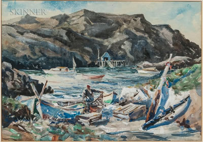 Fisherman at Harbor
