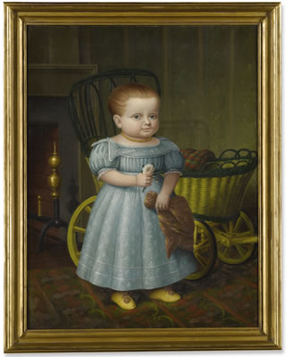 PORTRAIT OF SALLY PUFFER SANDERSON (1829 - 1830) by Deacon Robert Peckham - Auction record, sale price, and art valuation. Compare with similar artists and explore comparable artworks.