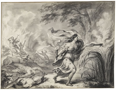 CERES SETS THE CORN ON FIRE by Godfried Maes - Auction record, sale price, and art valuation. Compare with similar artists and explore comparable artworks.