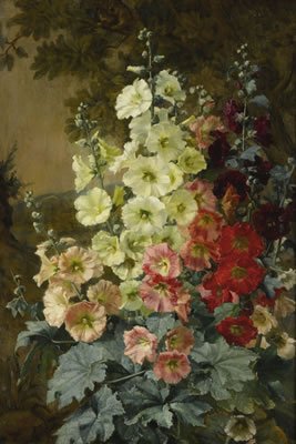 Sample artwork by Augusta Dohlmann (1847 - 1914), known for flower paintings - View similar artists and auction records