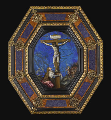 THE CRUCIFIXION WITH MARY MAGDALEN KNEELING AT THE CROSS by Alessandro di Christofano di Lorenzo Allori - Auction record, sale price, and art valuation. Compare with similar artists and explore comparable artworks.