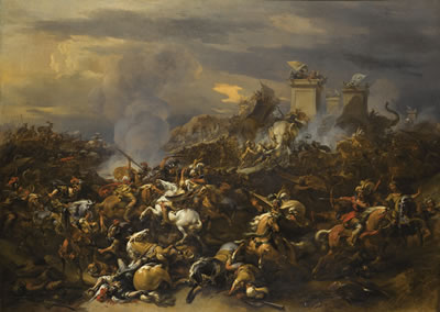 THE BATTLE BETWEEN ALEXANDER AND PORUS