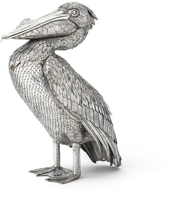 An Italian silver pelican by Mario Buccellati - Auction record, sale price, and art valuation. Compare with similar artists and explore comparable artworks.