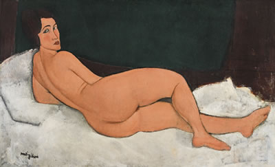 NU COUCHÉ (SUR LE CÔTÉ GAUCHE) by Amedeo Modigliani - Auction record, sale price, and art valuation. Compare with similar artists and explore comparable artworks.