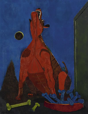 PERRO AULLANDO A LA LUNA (DOG HOWLING AT THE MOON) by Rufino Tamayo - Auction record, sale price, and art valuation. Compare with similar artists and explore comparable artworks.