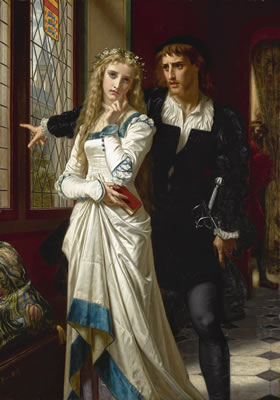 HAMLET AND OPHELIA by Hugues Merle - Auction record, sale price, and art valuation. Compare with similar artists and explore comparable artworks.