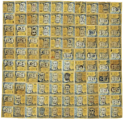 UNTITLED, FROM THE SERIES 'BLUE PHASE' by Jac Leirner - Auction record, sale price, and art valuation. Compare with similar artists and explore comparable artworks.