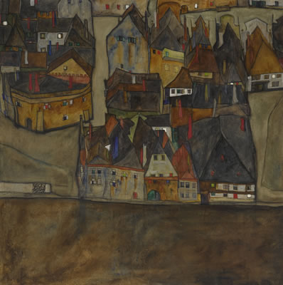 DÄMMERNDE STADT (DIE KLEINE STADT II) (CITY IN TWILIGHT (THE SMALL CITY II)) by Egon Schiele - Auction record, sale price, and art valuation. Compare with similar artists and explore comparable artworks.
