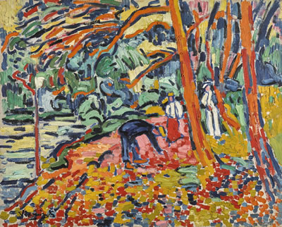 PAYSAGE AU BOIS MORT (RAMASSEUR DE BOIS MORT)