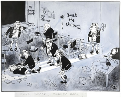 ‘CAVE CHAPS, MAGGIE'S BACK!’