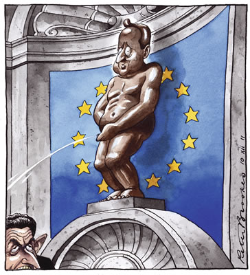 CAMERON DEPLOYS HIS VETO AT EUROPEAN SUMMIT