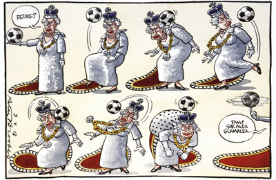 ‘RETIRE? PAH! SIR ALEX SCHMALEX...’